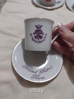 Tasses à espresso et soucoupes vintage Seymore Mann Jet Set