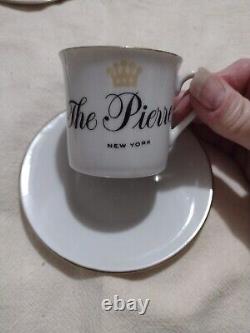 Tasses à espresso et soucoupes vintage Seymore Mann Jet Set