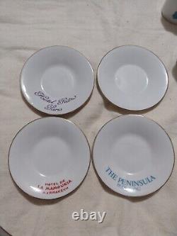 Tasses à espresso et soucoupes vintage Seymore Mann Jet Set