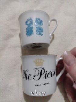 Tasses à espresso et soucoupes vintage Seymore Mann Jet Set