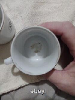 Tasses à espresso et soucoupes vintage Seymore Mann Jet Set