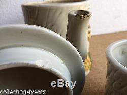 Thé Pour Deux Vintage Owl Set Cafetière Et Tasses Empilables Cabane Dans Les Arbres Japon