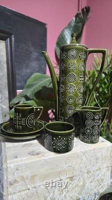 Théière Totem Portmeirion Vert Foncé Susan Williams Ellis Vintage 70