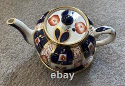 Théière, cafetière, cruchon à lait et bassin à sucre Imari de Sudlow's Burslem vintage
