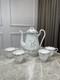 Th&eacute;i&egrave;re Et 4 Tasses En Porcelaine Fine Shelley D&rsquo;angleterre, Service &agrave; Th&eacute; Floral Vintage