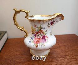 Théière vintage Hammersley Lady Patricia, verseuse à eau chaude, pot à lait, sucrier