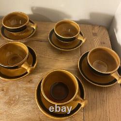 VALDEMORA SAN CLAUDIO Ensemble de 5 tasses à expresso vintage / soucoupes Espagne