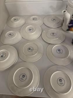 VILLEROY & BOCH / ACAPULCO / Service à café ou à thé pour 6 / Vintage / 19 pièces / Très bon état