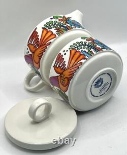 VILLEROY & BOCH / ACAPULCO / Service à café pour 3 / Vintage / 9 articles / État très bon