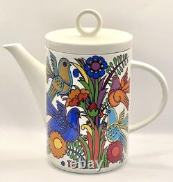 VILLEROY & BOCH / ACAPULCO / Service à café pour 3 / Vintage / 9 articles / État très bon