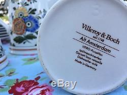 Villeroy Boch Ensemble De Café. Rétro, Vintage, Aurait L'air Très Kitch Dans Un Vw Camper