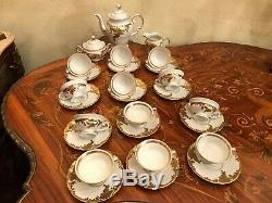 Vintage 12 Tasses 12 Soucoupe En Porcelaine Kpm Set Café