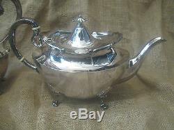 Vintage Antique Asprey London Sterling Silver Tea Set