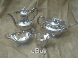 Vintage Antique Asprey London Sterling Silver Tea Set