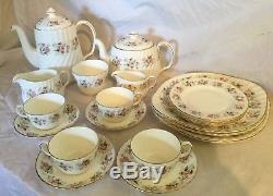 Vintage Antique Minton Thé Café Set 23 Pcs Printemps Bouquet Plaque Cup Service 4