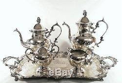 Vintage Birmingham Silver Coffee Tea Pot Crème Tapis De Sucre Nouveau Ensemble Servant