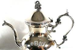 Vintage Birmingham Silver Coffee Tea Pot Crème Tapis De Sucre Nouveau Ensemble Servant