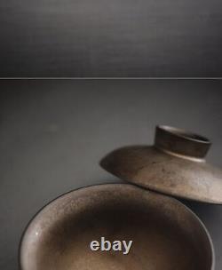 Vintage Bronze Drinkware Tea Tureen Pigmented Pottery Teacups Styles Chinois Nouveau