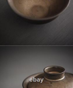 Vintage Bronze Drinkware Tea Tureen Pigmented Pottery Teacups Styles Chinois Nouveau