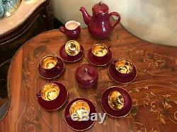 Vintage Danemark Soholm Søholm Café Jeu De 6 Et 1 Paire Supplémentaire