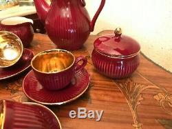 Vintage Danemark Soholm Søholm Café Jeu De 6 Et 1 Paire Supplémentaire