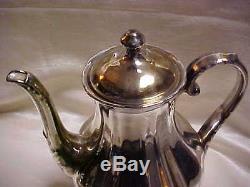 Vintage En Argent Sterling Plaqué Rosenthal Coffee Pot Sugar Creamer Set Des Années 1950