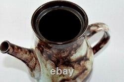 Vintage Ewenny Pottery Wales Twisty Handled Cafe Set