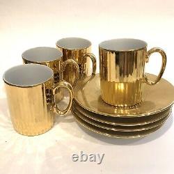 Vintage Gold Coffee Set St Kilda Westminster Chine Australie Années 1960