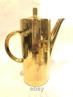Vintage Gold Coffee Set St Kilda Westminster Chine Australie Années 1960