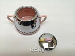 Vintage Heatmaster Kosy Tea & Coffee Set Rare Rose Glaze Superbe Non Utilisée Au Royaume-uni Made