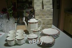 Vintage Heinrich Villeroy & Boch'cheyenne Ensemble De Café Complet De 21 Pc En Boîte