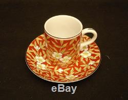 Vintage Japonais Imari Coffee / Tea Set Avec Original Box Fabriqué Au Japon