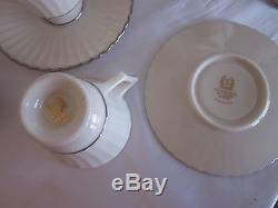 Vintage Lenox Ivoire Colonnade Café Set 24 Pc