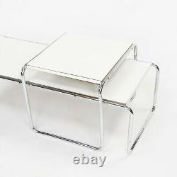 Vintage Marcel Breuer Des Années 1960 Pour Gavina Spa Laccio Side / End & Coffee Table Set