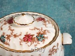 Vintage Minton Ancestral Fine Bone China Tea Set De Café Théière S376
