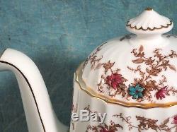 Vintage Minton Ancestral Fine Bone China Tea Set De Café Théière S376