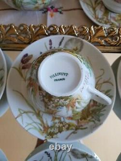Vintage Molling Design Pillivuyt France Tea Cup / Set De Tasse À Café