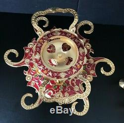 Vintage Moyen-orient / Maroc Émaillé Thé Ou Café Set