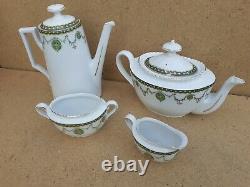 Vintage Old Antique Chine 1920s Café Tea Set Lait Jug Sucre Bowl 4 Items