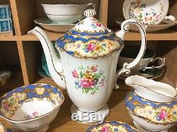 Vintage Paragon 1950 Service À Café Pompadour