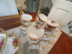 Vintage Royal Albert 1962 Old Country Roses Thé Et Café Set 38 Piece