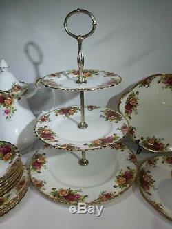 Vintage Royal Albert Roses Tea Set Café Anf