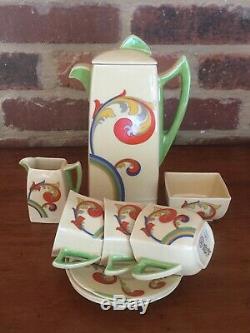 Vintage Royal Doulton Café Set Syren D5102