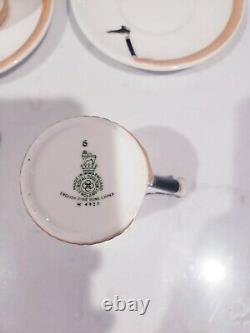Vintage Royal Doulton Reynard The Fox Demitasse Coffee Set Porcelaine