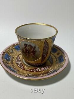 Vintage Royal Vienne Style Porcelaine Café