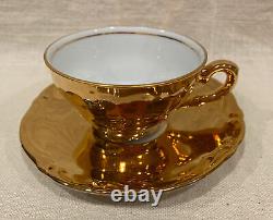 Vintage Rwk Rudolph Wachter Tea/coffee Set, Plaqué Or, Nice