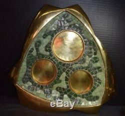 Vintage Salvador Brass Mexique 4 Pc Set Café