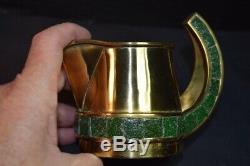 Vintage Salvador Brass Mexique 4 Pc Set Café