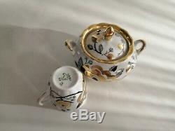 Vintage Set Café En Porcelaine Pour 4 Prs Verbilki Urss 15pcs