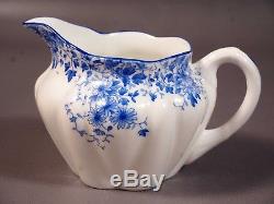 Vintage Shelley Dainty Blue Tea Set De Café Sugar Cups Blanc Blue Bone China